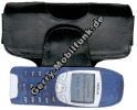 Ledertasche schwarz quer für Nokia 6310i Hardbox Premium Quertasche