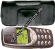 Ledertasche schwarz quer für Nokia 3310/3330 5210 Quertasche