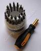 Handywerkzeug Satz, Repairkit bestehend aus Handgrif zur Bitaufnahme 4mm und 30 Bits ( Torx -TX4, -TX5, -TX6, -TX7, -TX8, -TX9, Torx mit Stift -TX10, -TX15, -TX20, Schlitzschrauben 1mm, 1,5mm, 2mm, 2,5mm, 3mm, 4mm, Phillips Kreuzschlitz PH000, PH00 , PH0, PH1, PH2, Außensechskannt 1,5mm, 2mm, 2,5mm, 3mm, 4mm, Spannerschraubener Gr0, Dreikant 3mm, Fünfstern 3mm, Tri-Wing 2 und Tri-Wing 3)
