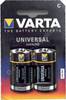 2x Batterie Varta Babyzellen High-Energy (C R14)