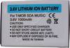 Akku für QTEK 8020 LiIon 3,6V 1000mAh 5,9mm dick ca.23g (Akku vom Markenhersteller, nicht original)