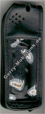 Ledertasche schwarz mit Grtelclip Ericsson 628