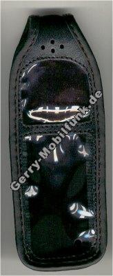 Ledertasche schwarz mit Grtelclip Motorola Timeport P7389