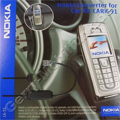 CA-55 original Nokia Upgrade Kabel, PopPort Adapter Nokia Cark-91 - Nokia 3100 3120 3200 3220 6020 6021 6100 6220 6230 6230i 6610 6610i 6800 6810 6820 6822 7210 7250i 7250 9300 9300i