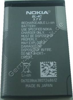 BL-4C original Akku Nokia 7270 3,7 Volt 860mAh 3.2Wh