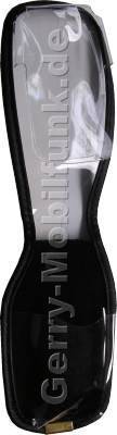 Ledertasche schwarz mit Grtelclip Sharp GX20