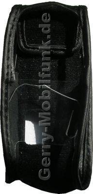 Ledertasche schwarz mit Gürtelclip Nokia 6288