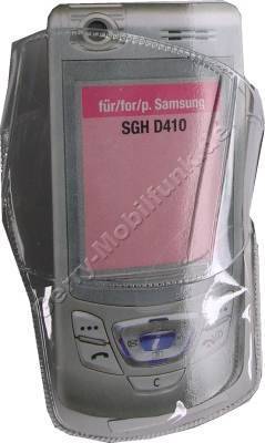Kondomtasche für Samsung D410 exclusiv invisible case transparent , unauffälliger und effektiver Schutz für Ihr Handy