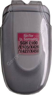 Kondomtasche für Samsung X450 exclusiv invisible case transparent , unauffälliger und effektiver Schutz für Ihr Handy