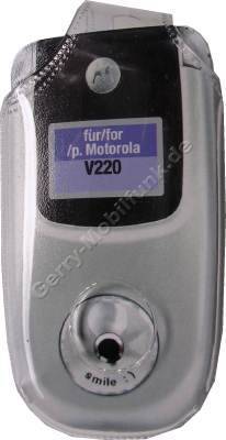 Kondomtasche für Motorola V220 exclusiv invisible case transparent , unauffälliger und effektiver Schutz für Ihr Handy