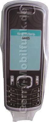 Kondomtasche für Siemens SK65 exclusiv invisible case transparent , unauffälliger und effektiver Schutz für Ihr Handy
