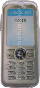 Kondomtasche für Sharp GX15 exclusiv invisible case transparent , unauffälliger und effektiver Schutz für Ihr Handy