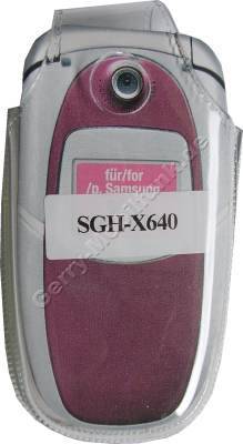Kondomtasche für Samsung X640 exclusiv invisible case transparent , unauffälliger und effektiver Schutz für Ihr Handy