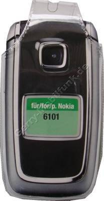 Kondomtasche für Nokia 6101 exclusiv invisible case transparent , unauffälliger und effektiver Schutz für Ihr Handy