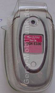 Kondomtasche für Samsung E530 exclusiv invisible case transparent , unauffälliger und effektiver Schutz für Ihr Handy