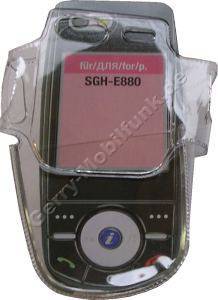 Kondomtasche für Samsung E880 exclusiv invisible case transparent , unauffälliger und effektiver Schutz für Ihr Handy