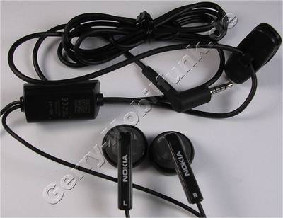 HS-47 Stereo-Headset black Original Nokia 3120 Classic incl. AD53 Adapter
