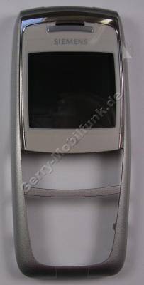 Oberschale Siemens A75 original polar silber (Gehuseoberschale) Cover mit Displayscheibe