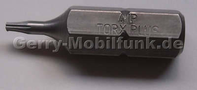 Torx 4 PLUS Bit-Einsatz 1/4 Zoll aus gehrtetem Werkzeugstahl fr den professionellen Einsatz zum ffnen der Gerteschrauben TX4+