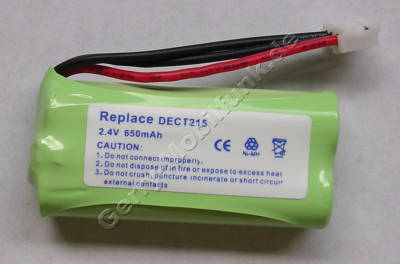 Akku fr Philips Zenia 300 NiMh 650mAh 2,4V baugleich mit BF021P