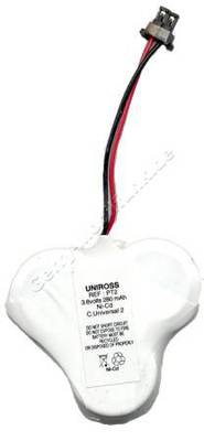 Akku für Panasonic NiCd 280mAh 3,6V (Kleeblat) Gerät: KX-T3800R KX-T3805 KX-T3822R KX-T3823R KX-T3824 KX-T3835H KX-T4200 KX-T4200R