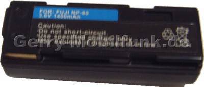 Akku Fujifilm NP-80 (Fine Pix 4800 4900 6800 6900 MX1700 MX2700 MX2900) Daten: 1800mAh 3,7V LiIon 20,3mm (Zubehrakku vom Markenhersteller)
