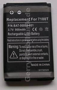 Akku fr RIM Blackberry 7130 (baugleich mit BAT-06860-001, ACC-07494-001,C-S1, 5061, 5068) LiIon 3,7V 900mAh 5,6mm dick ca.21g (Akku vom Markenhersteller, nicht original)