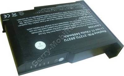 Notebook Akku fr Dell Inspiron 5000 Serie, Li-ion, 11,1 Volt, 6600mAh, schwarz (138,5 x 108,8 x 22,3mm ca. 460g) Akku vom Markenhersteller (Ersetzt: BAT30WL)